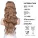 Pferdeschwanz Hair Extension Clip - 66cm Afro Curly Ponytail | Natural Blond & Brown | Easy Braid Clip-On - Buy Online on GoSupps.com
