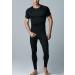 ATHLIO Men's Cool Dry Short Sleeve Compression Shirts - 3 Pack, Black, Size Large - Buy Online on GoSupps.com