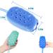 Silicone 2-in-1 Shower Exfoliator Brush: Gentle Skin Massage & Face Cleaning - Wet/Dry Use for Men, Women & Baby (2 Pack) - Buy Online on GoSupps.com