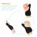 Balacoo Thumb Brace Wrist Stabilizer | Adjustable Support & Protector - Black 15X8X3.5CM - Best for Pain Relief & Stability - Buy Online on GoSupps.com