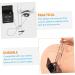 Hemoton Eyebrow Ink Cosmetic Measuring Tools Eyebrow Auxiliary Measure Ruler Wire Box Lightness 4.6x1.8x7.5cm Black - Buy Online on GoSupps.com
