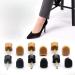 5 Pairs High Heel Shoe Repair Tips - Durable Non-Slip Caps | Replacement Heel Protectors in 5 Sizes (7-12mm) - U Shape Black - Buy Online on GoSupps.com