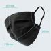 100 Pack Black Disposable Face Masks - Soft 3-Layer Earloop Mask - Individually Wrapped - Retail Packaging - Buy Online on GoSupps.com