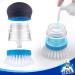MR.SIGA Soap Dispensing Palm Brush Storage Set Kitchen Brush with Holder for Pot Pan Sink Cleaning 1 Set - Buy Online on GoSupps.com