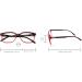 El Charro Hawaii Black & Red Reading Glasses +1.50 | Stylish & Lightweight | International Shipping - Buy Online on GoSupps.com