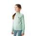 HORZE Lola Kids Long Sleeved Half Zip Tec Shirt Dusty Aqua Medium