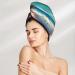 Beach Scenery Coral Velvet Dry Hair Cap | Ideal for Home Travel Pool Parties & Baths - Fast International Shipping - Buy Online on GoSupps.com