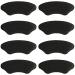 Heel Pads for Women Heel Grips for Womens Shoes Heel Cushions for Heel Pain Relief Blister Prevention Heel Cushions for Too Big Shoes (4Pairs Black) 4Pairs Black