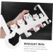Cabilock Hook up Purse Hanger Purse Hooks Towel Hanger Animal Hook Rack Punch- Hook Coat Hook Ordinary 30X15.5CM White - Buy Online on GoSupps.com