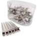 Minkissy 20pcs Styling Hair Clips Sectioning Clips Stainless Steel Salon Duckbill Clips Metal Alligator Hair Clips for Salon Barber Hairdressing Tool(Silver) - Buy Online on GoSupps.com