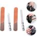 2 Sets Stainless Steel Nail File Emery Board Files Manicure Polish Tools File Manicure File Tool Nails Kits Manicure Tools Nail Polishing Strips Files Sanding Bar Handheld - Buy Online on GoSupps.com