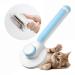 Bayion cat brush dog brushes cats brushes for short hair & long hair cat hair brush used daily for removed loose undercoat mats and matted hair blue