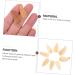 POPETPOP 8 Pcs Guzheng nail pieces Finger Picks music Finger Nail Protectors lute instrument thumb picks fake nails for kids Protective Guzheng Fake Nails child horns guqin 2.5X1.2X0.1CM Light Yellow 02 - Buy Online on GoSupps.com