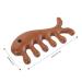 Beavorty Jade Facial Massage Comb - Wooden Fish Shape Anti-Static & Sandalwood Hair Tubing Tool - Buy Online on GoSupps.com