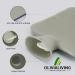 Olivialiving 2L Hot Water Bottle with Classic Striped Cover - Pea Green | Relief for Menstrual Cramps Neck & Shoulder Pain | Heat & Cold Therapy Hand/Foot Warmer - Buy Online on GoSupps.com