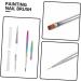 FRCOLOR 8 pieces carved light pen nail drill tube PP fibre - Buy Online on GoSupps.com