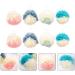 8pcs Color Matching Bath Balls & Loofah Sponges for Women - Soft Scrubber Puff for Luxurious Bathing Experience - Buy Online on GoSupps.com