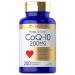 Carlyle CoQ10 200mg | 200 Capsules | Mega Q-Sorb Coenzyme Q-10 | Vegetarian Non-GMO Gluten Free
