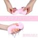 4Pcs Ultra Soft Exfoliating Bath Sponge Set with Sticky Hooks - For Men, Women, Adults, and Children - Reusable Dead Skin Remover - Buy Online on GoSupps.com