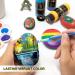 Aen Art Acrylic Paint Set - 24 Colors for Canvas, Wood, Ceramic & Fabric - Non Toxic, Rich Pigments - 2 fl oz Bottles - Buy Online on GoSupps.com