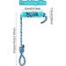 Bestomrogh Dog Toy - Interactive Natural Rubber Kisses with 48cm Long Rope for Teeth Cleaning | Ideal for Small Medium & Large Dogs - Buy Online on GoSupps.com