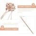 Kichvoe Chignon Pin Chopsticks Hair Making Accessory Chinese Hair Sticks Chinese Style Hair Clip Chinese Hair Chopsticks Kimono Hair Clip Chinese Hairpin Miss Accessories Crystal Colorful - Buy Online on GoSupps.com
