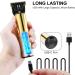 Professional Cordless Hair Clippers & Beard Trimmer Kit - Rechargeable Gold Haircut Grooming Set with LED Display - Buy Online on GoSupps.com