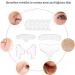 Face Anti Wrinkle Stickers Silicone Reusable Anti Wrinkle Stickers Eye Forehead Neck Chest Stickers - Buy Online on GoSupps.com