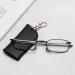 MMOWW Foldable Anti-Blue Light Reading Glasses for Men & Women - Telescopic & Zippered Keychain - Black (+2.0 Magnification) - Buy Online on GoSupps.com