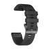 ANCOOL Compatible with Fenix 5 Band Easy Fit 22mm Width Soft Silicone Watch Bands Replacement for Approach S62/Quatix 6/Fenix 5 Plus/Fenix 6/Fenix 6 Pro/Fenix 7 Smartwatch (Black)