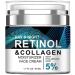 Advanced Retinol Collagen Cream, Snail Collagen Firming Cream, Advanced Retinol Moisturizer, Anti-Wrinkle Cream Reducing Fine Lines, Firming and Lifting Cream