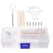 Lurrose glasses glasses repair set slide-resistant silicone glasses-screwdriver glasses ear handles with glasses sunglasses Reading glasses sunglasses