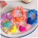FRCOLOR Girl Hair Ties Heart Ruffled Hair Tie Heart Charm Hair Tie hair Women Scrunchies hair ties for girls scrunchies for women Ponytail Holders women's sweet cloth hair - Buy Online on GoSupps.com
