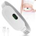 Period heating belts electrical menstrual heating belts with 4 vibration modes and 3 temperature levels to relieve abdominal pain during menstruation 50/55/60 white Blanc