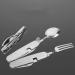 Convenient Tableware Foldable Outdoor Camping Stainless Steel Tableware Combination Set Portable Suitable for All Scenarios - Buy Online on GoSupps.com