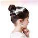 FRCOLOR wedding headpiece for bride Bridal hair combs for women accessories pearl hair comb for women Wedding Comb Barrette pearl hair clips Wedding pearl Headpiece Miss crystal issue card - Buy Online on GoSupps.com