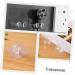 MIKIKIT 40 STK Self-Adhesive Mains Plug Hooks - Transparent Razor Holders & Wall Organizers | Perfect for Home & Office - Buy Online on GoSupps.com
