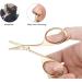 Jarvistar Nose Hair Scissors & Ear Screens - Stainless Steel Rounded Tip Beard Shears - 9.5 cm Gold - Buy Online on GoSupps.com