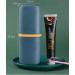 Toyocc Portable Travel Washbecher & Toothbrush Storage Box Set - Ivory White Dental Cylinder & Mouthwash Cup for International Shipping - Buy Online on GoSupps.com