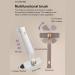 Crevice Brush - Crevice Cleaner Brush | 360-Degree Rotatable Kitchen Squeegee Brush | Kitchen Squeegee Brush With V-Shaped Bristles| Multifunctional Cleaning Brush For Tiles Mirrors Home And Apartme White - Buy Online on GoSupps.com