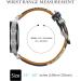Premium Real Leather Straps for Galaxy Watch 4 Classic 46mm & 40mm - MVryce Welled Replacement Bracelet - Buy Online on GoSupps.com
