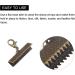 20 Sets uxcell Ribbon Crimp Clamp Ends with Lobster Claw Clasps & Extension Chain - Bronze Tone Cord End Clasps for DIY Craft Making - Buy Online on GoSupps.com