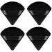 4 Pieces Triangular Powder Puff Makeup Sponges Made of Super-soft Velvet Designed for Contouring Eye and Corner for Loose Powder Setting Powder Blender Foundation Sponge Beauty Makeup Tool