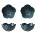 Fruit Bowl Snack Containers Soy Sauce Set Flower Shape Ceramic Appetizer Plate Dipping Bowl Mini Condiment Bowl Soy Sauce Vinegar Snack Salad Olive Oil Breakfast Bowls (Color : D) (A)