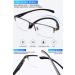 Vevesmundo Men's Sporty Rectangular Reading Glasses Set - Blue Light Filter +1.0 to +4.0 | 3 Pieces - Buy Online on GoSupps.com