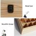 Beunyow 85-Hole Portable Wood Aromatherapy Gift Box - Essential Oils & Nail Polish Storage Case - Buy Online on GoSupps.com