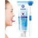 Intoximt Gums Tongue Cleaner - Natural Organic Gel & Ergonomic Brush Set for Bad Breath & Stain Removal - Buy Online on GoSupps.com