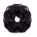 Light Brown Human Hair Scrunchie - Elastic Bun Updo Chignon Curly Accessory for Women - Buy Online on GoSupps.com