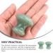 Uonlytech 2pcs Mushroom Head Massage Stone & Jade Face Roller - Rose Quartz Guasha Tools for Spa & Reflexology - Buy Online on GoSupps.com