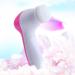 Smooth Skin 5 In 1 Facial Cleansing Brush Long Handle Bath Shower Brush With 5 Brush Heads Natural Easy Storage Daily Supplies Face Scrubber - Buy Online on GoSupps.com